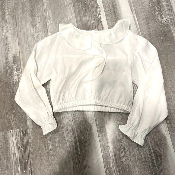 Zara Fluid Ruffled Blouse - Picture 2 of 9